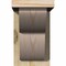 Ekena Millwork Crestline Rough Sawn Corbel w/Backplate, Douglas Fir, 6"W x 10"D x 10"H COR06X10X10CRE01RDF - alternate 3